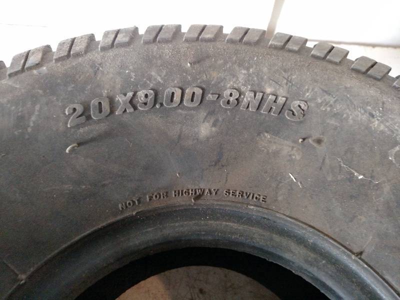 lot 182 image: (2) Asstd Tires...