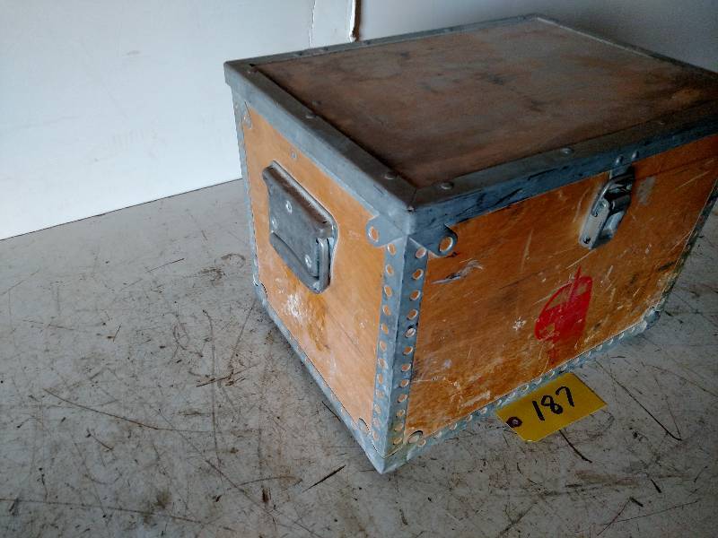 lot 187 image: Wooden Box, 16.5 x 12 x 12.5...