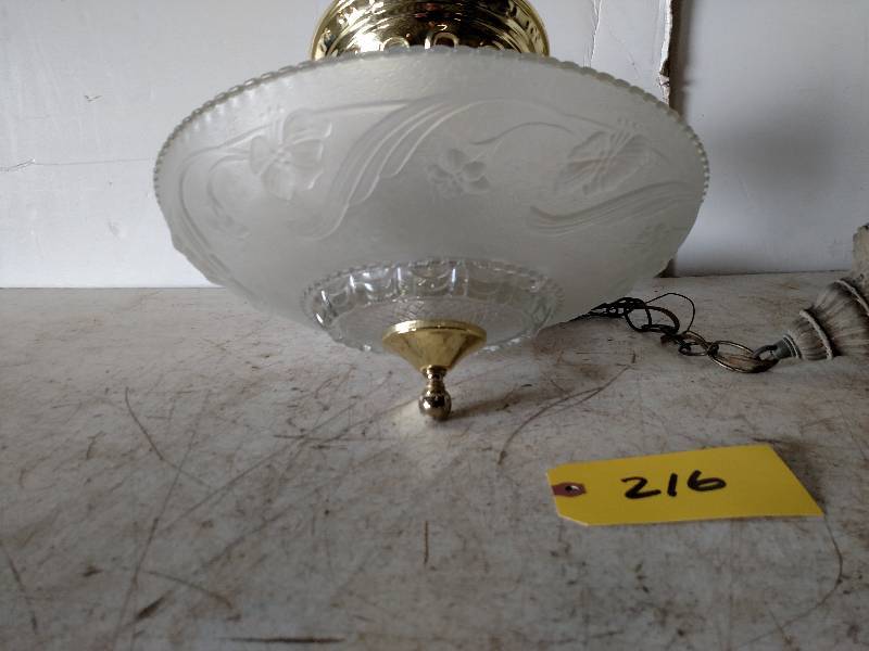 lot 216 image: (2) Vintage Lights...