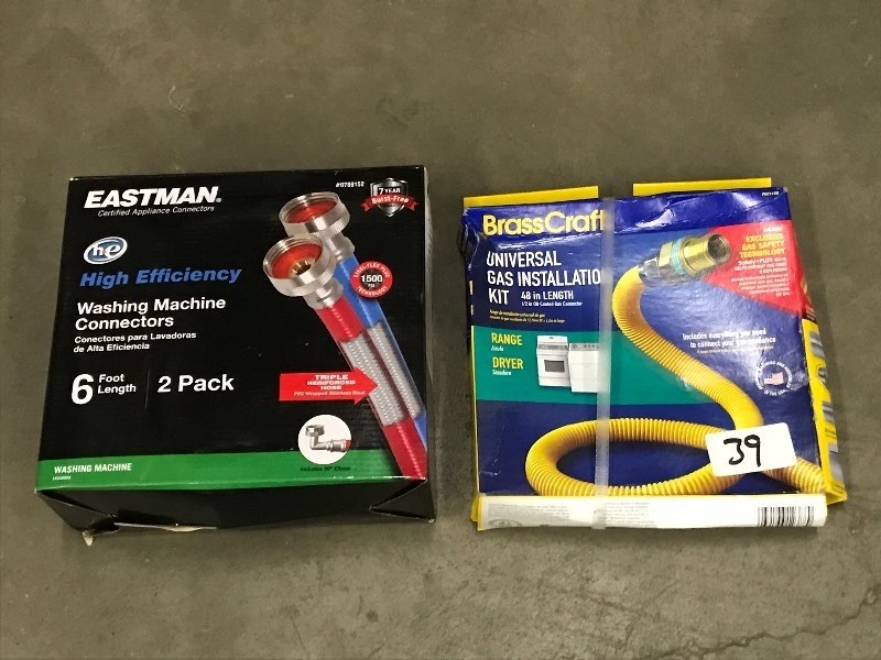 lot 39 image: New BrassCraft Gas Installation Kit...