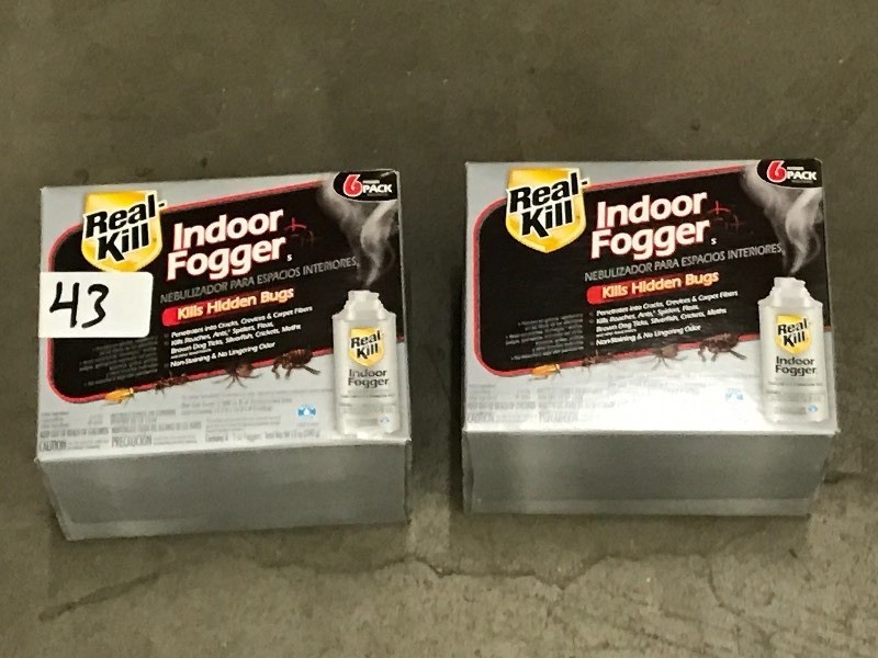 lot 43 image: (2) New 6-Packs Of Real-Kill Indoor...