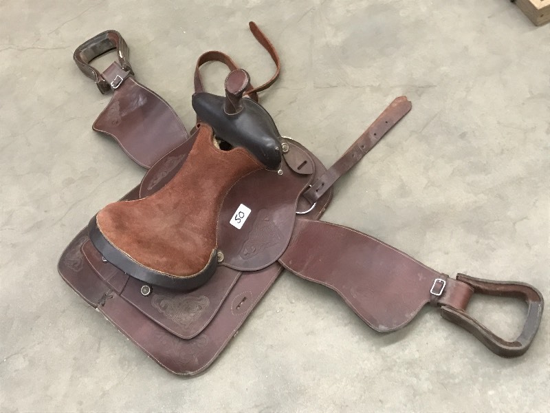 lot 50 image: Western Horse Saddle, In Good Condi...