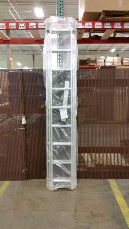lot 45 image: Aluminum 20 Free anding extension combo ladder