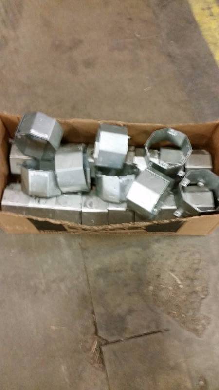 lot 52 image: 24 ceiling box concrete rings