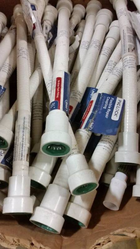 lot 58 image: (34) flexible pvc pipe
