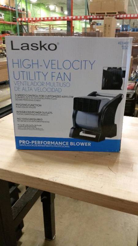 lot 73 image: Lasko high velocity utility fan