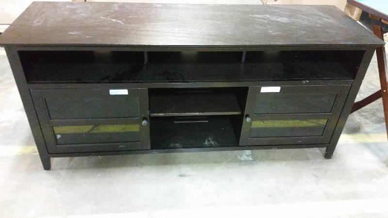 lot 90 image: BellO 75 4 shelf entertainment center (dark espresso)