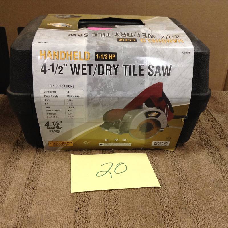 4 12 Circular Wet Tile Saw
