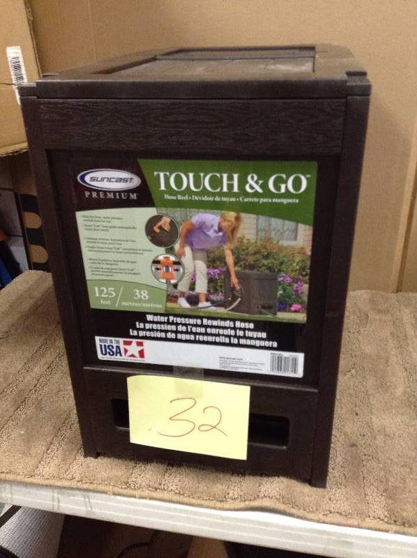 Suncast Touch and Go Water Preassure Rewinds Hose