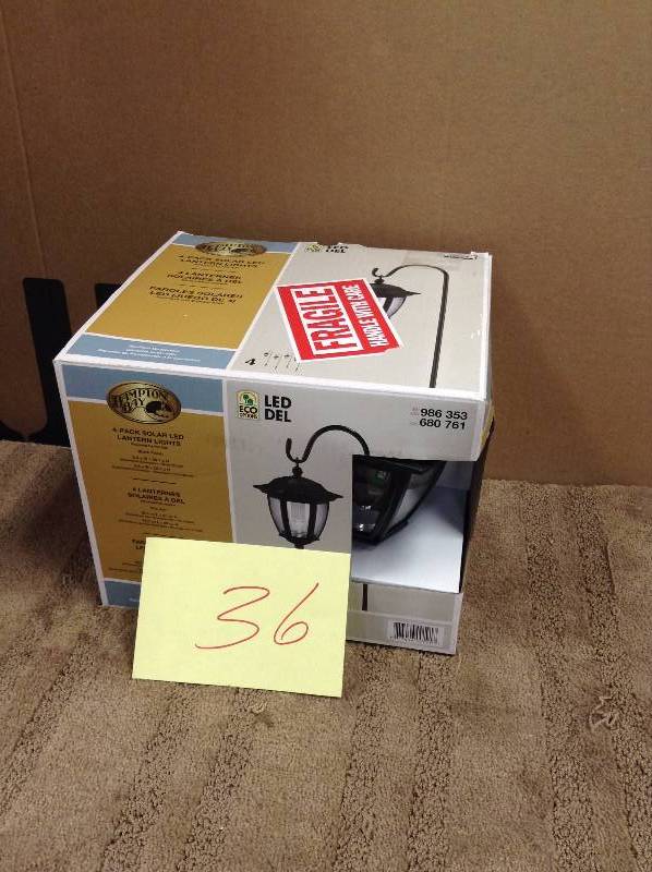 Hampton Bay 4 Pack Solar LED Lantern Lights