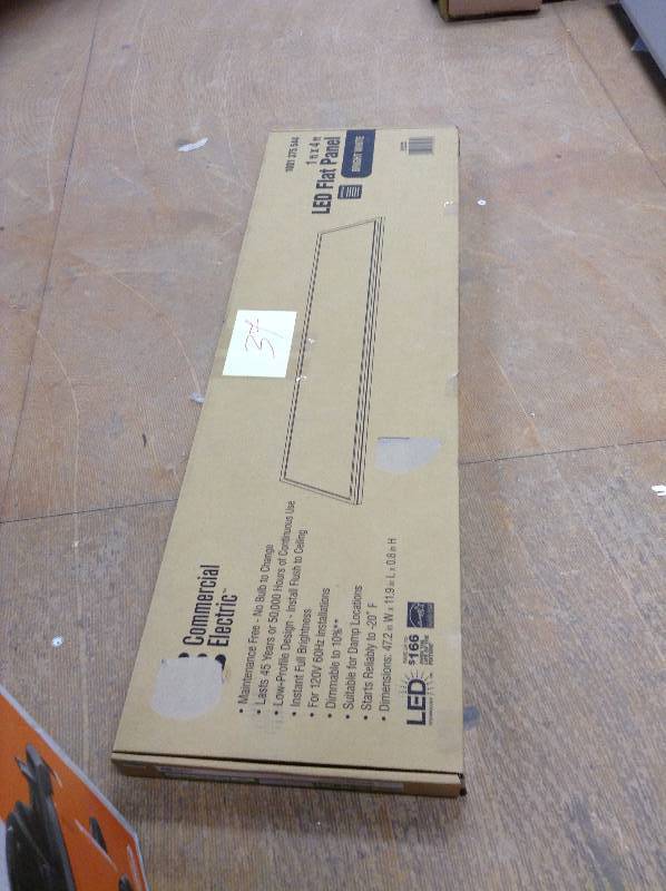 Commercial Electric LED Flat Panel Fixture