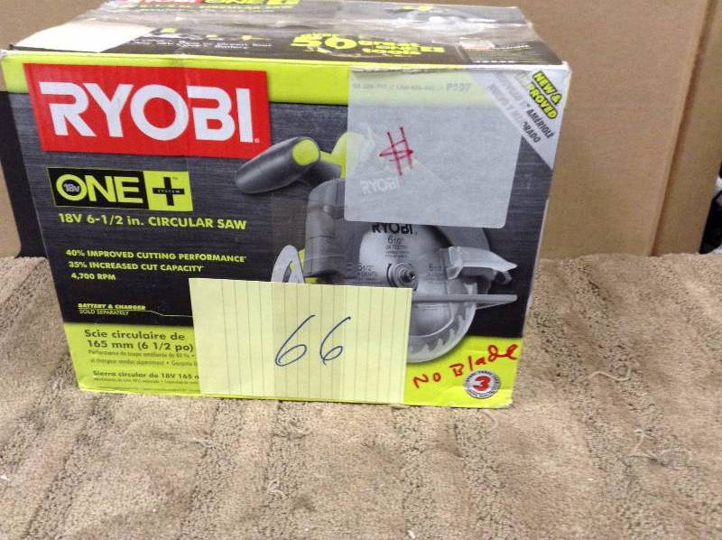 Ryobi 18V 6 12 in Circular Saw