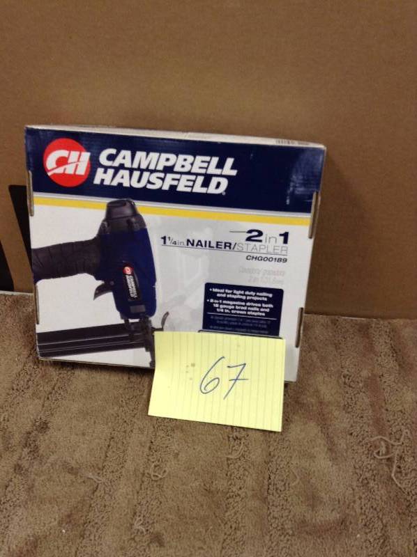 CH Nailer Brad Nailer Stapler 2 in 1 CHG00189AV