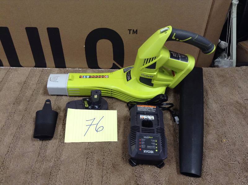 Ryobi Dual Power hard surface blower