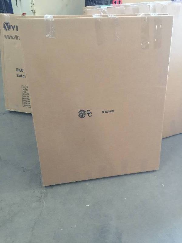 lot 17 image: Lot of 2  Martha Stewart Living 30 in. Wild Cherry Corner Shelf (3-Pack) Model#  C7  no used