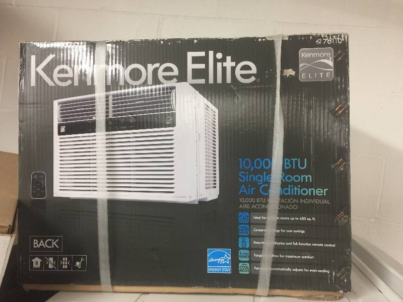 lot 63 image: Kenmore Elite 10,000-BTU Kenmore Room Air Conditioner - Quick Cooling, Quiet Operation New