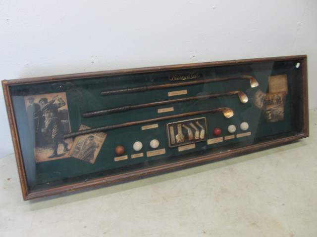 lot 35 image: Large History Of Golf Display