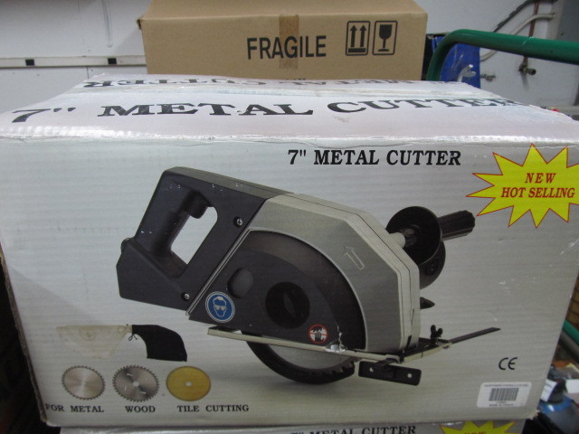 lot 43 image: NEW IN BOX Metal Cutting Circular Saw 