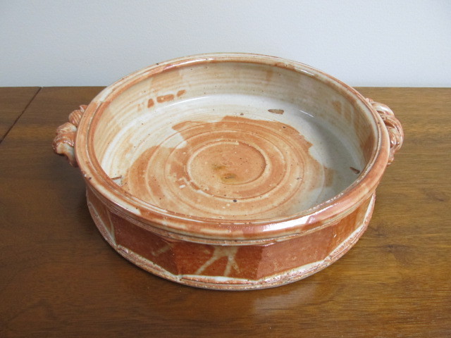 lot 52 image: Original Signed Anne Hirondelle Handled Bowl