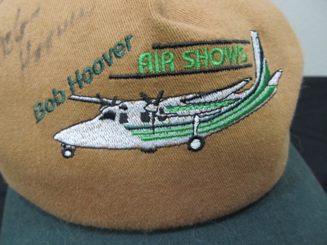 lot 96 image: Original Autographed BOB HOOVER Airshow Hat