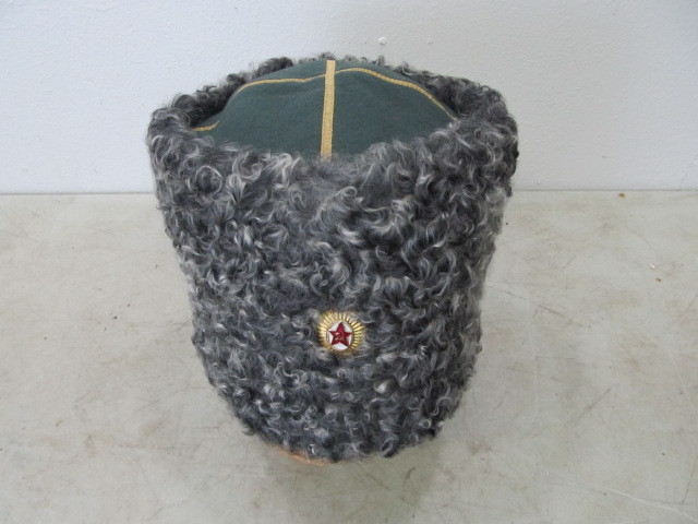 lot 108 image: Original Vintage USSR Military Winter Hat