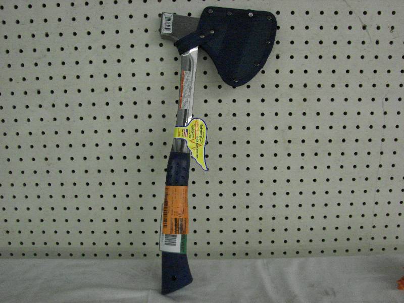 lot 332 image: ESTWING HATCHET WITH BLADE GUARD
