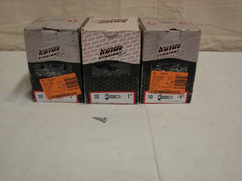 lot 339 image: HEX WASHER SELF DRILL SCREWS