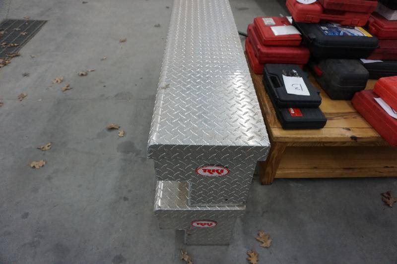 lot 43 image: Set of 2 Riki Brand Truck Bed Tool Boxes