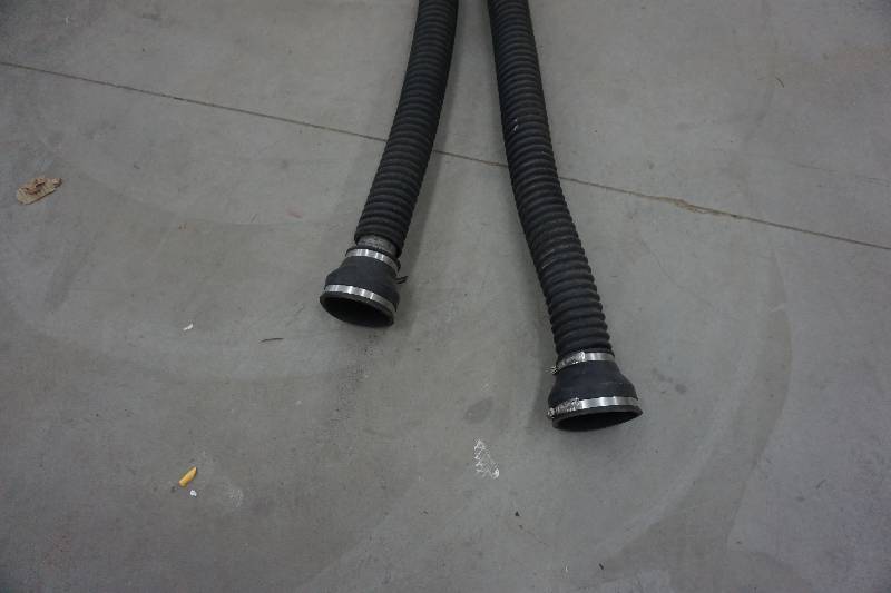 lot 55 image: Lot of 2 Mechanics Shop Exhaust Flex Hoses