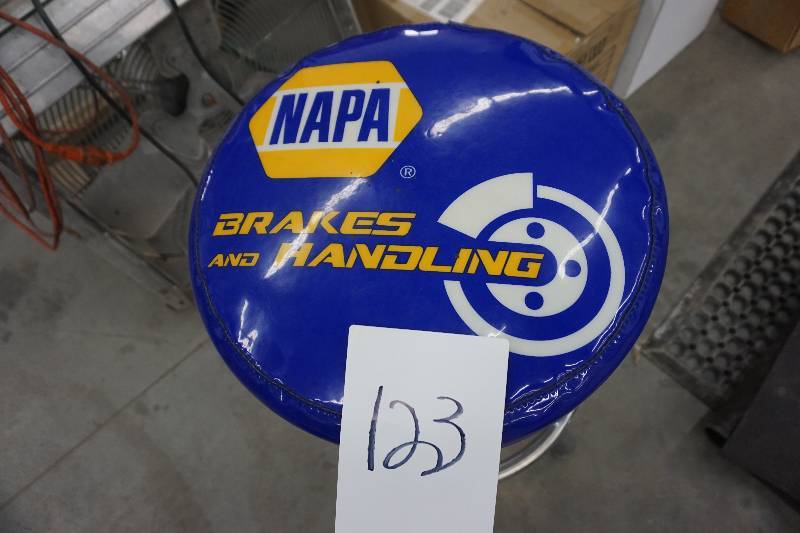 lot 123 image: NAPA Auto Parts Counter Stool