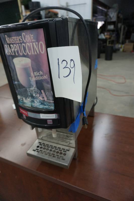 lot 139 image: Karma Brand Model 454 Roasters Cove Cappucino and Hot Chocolate Machine
