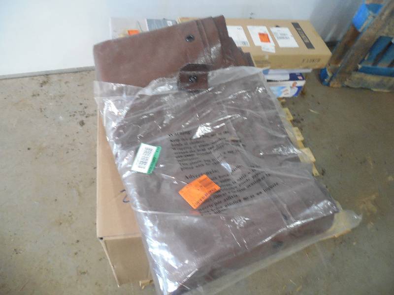 lot 2 image: 16 ft. x 20 ft. Brown Heavy-Duty Tarp