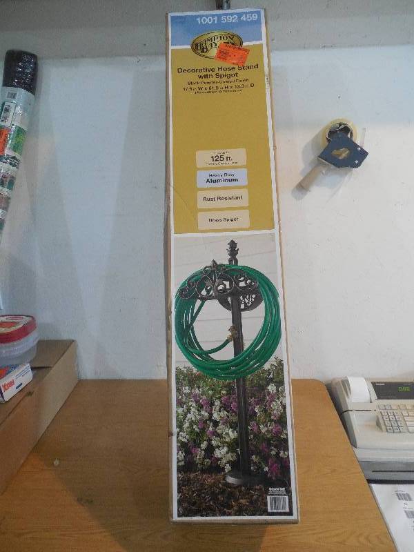 lot 41 image: Hampton Bay 125-ft Decorative Hose Stand