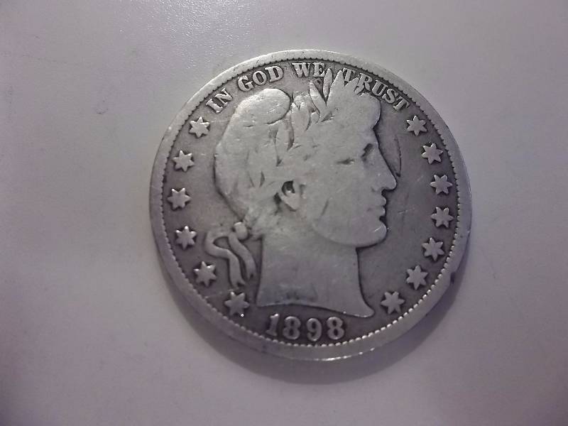 1898 Barber Half Dollar