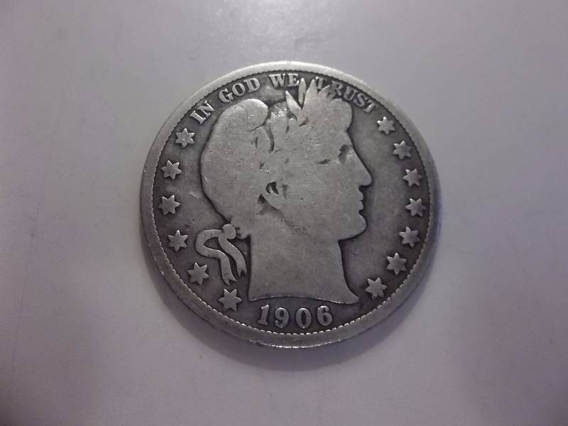 1906 D Barber Half Dollar