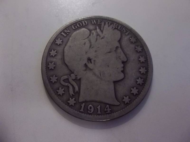1914 S Barber Half Dollar Better Grade