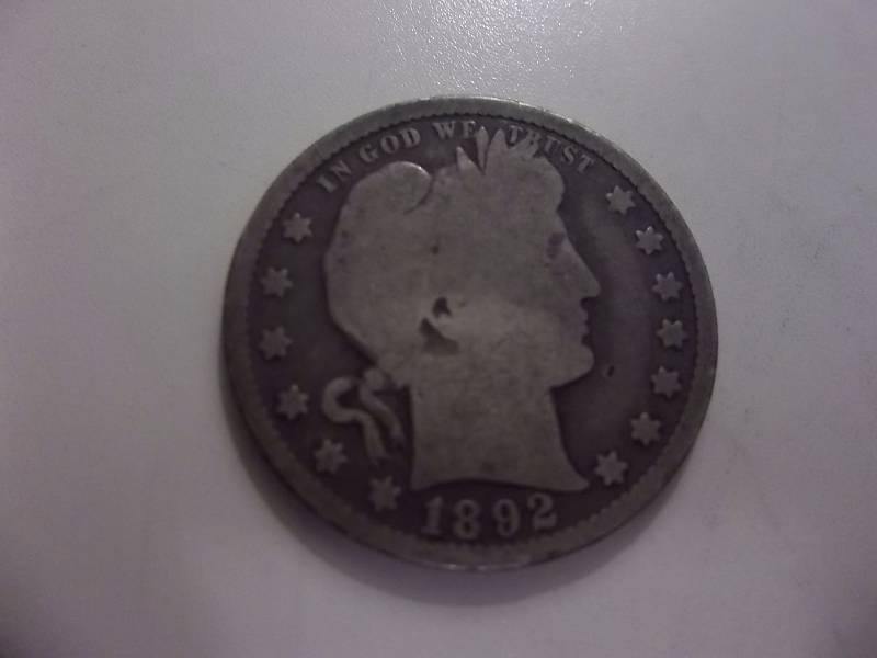 1892 Barber Quarter