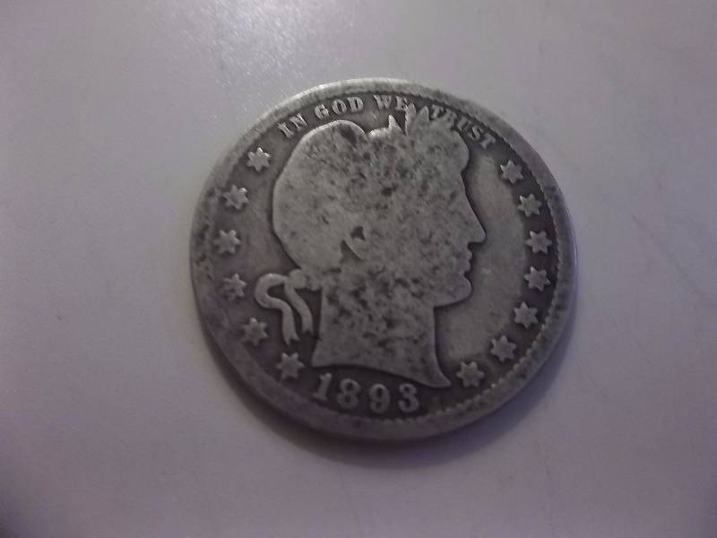 1893 Barber Quarter