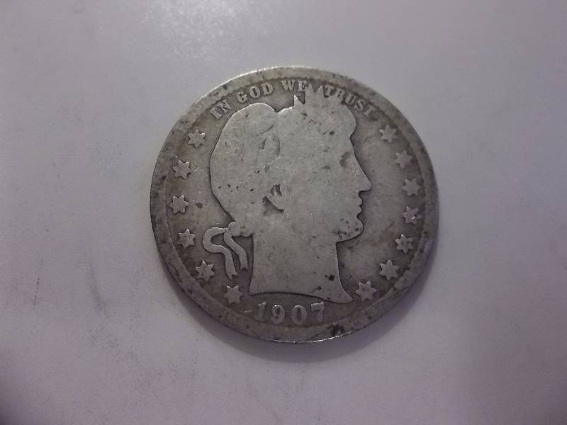1907 Barber Quarter