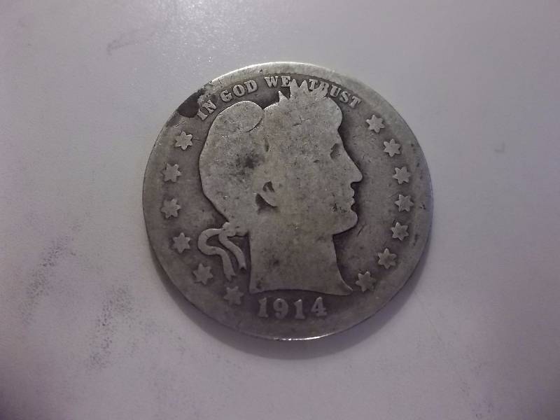 1914  Barber Quarter