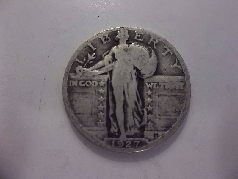 1927 Standing Liberty Quarter Very Strong Date