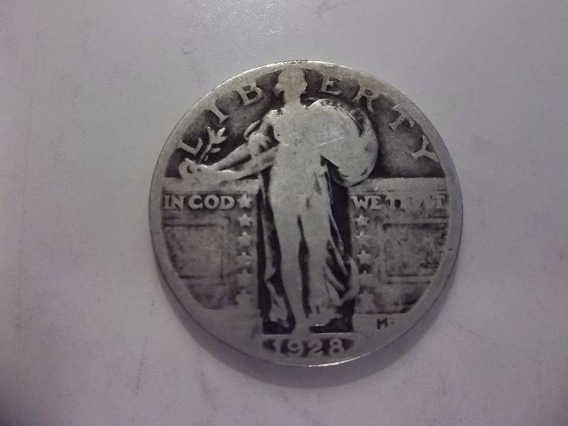 1928  Standing Liberty Quarter Strong Date