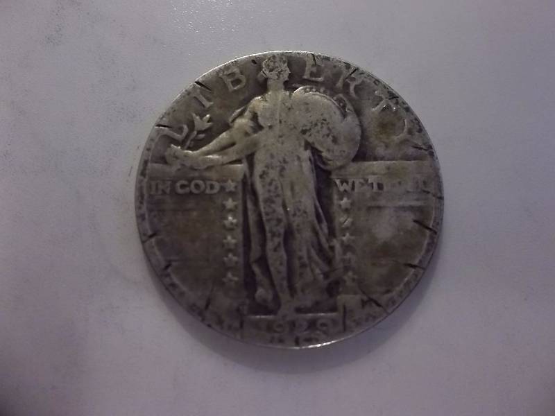 1929 D Standing Liberty Quarter Strong Date