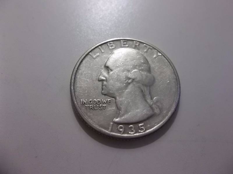 1935 Washington Quarter High Grade AU