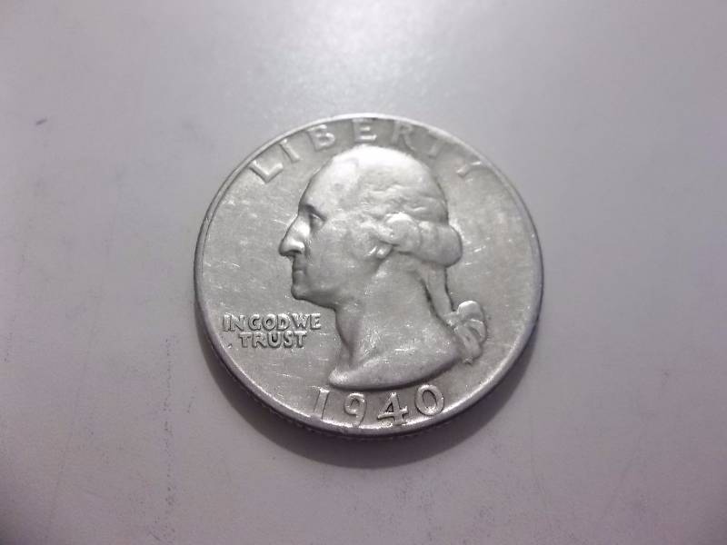 1940 Washington Quarter High Grade AU