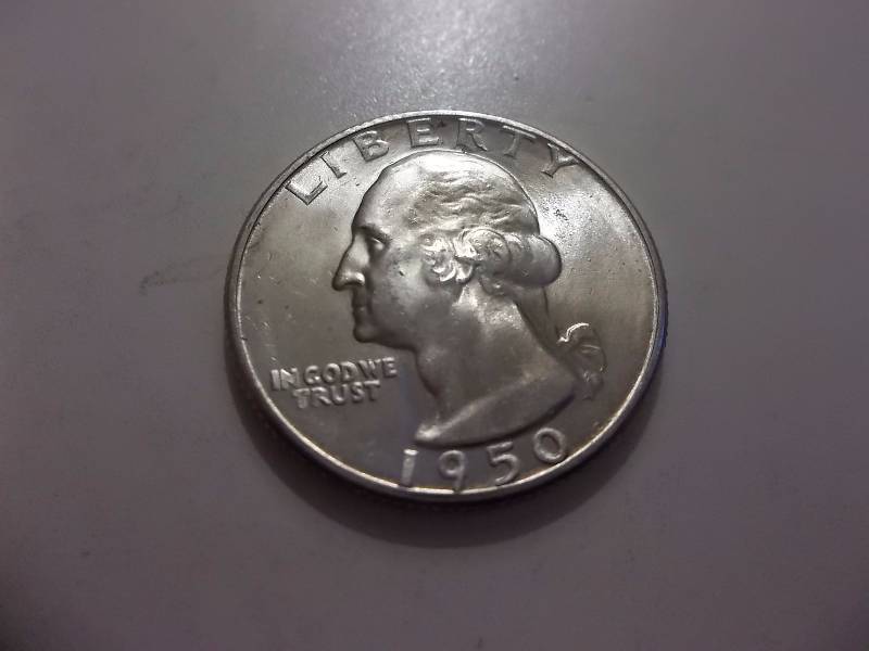 1950 D Washington Quarter High Grade MS