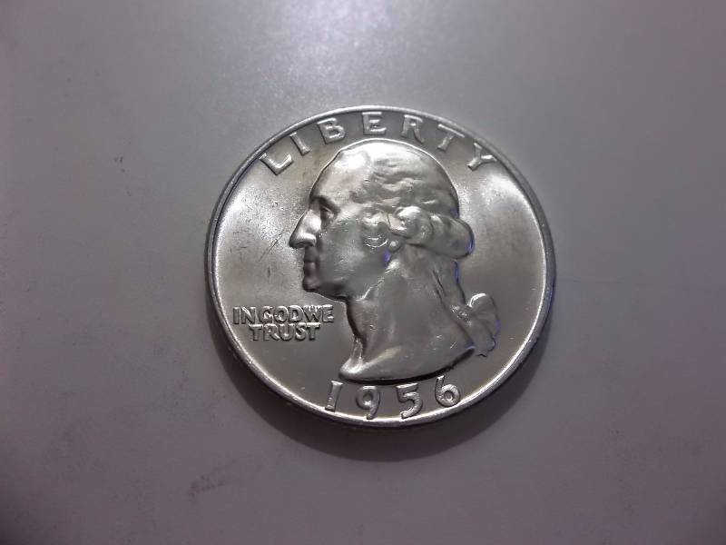 1956 D  Washington Quarter High Grade MS