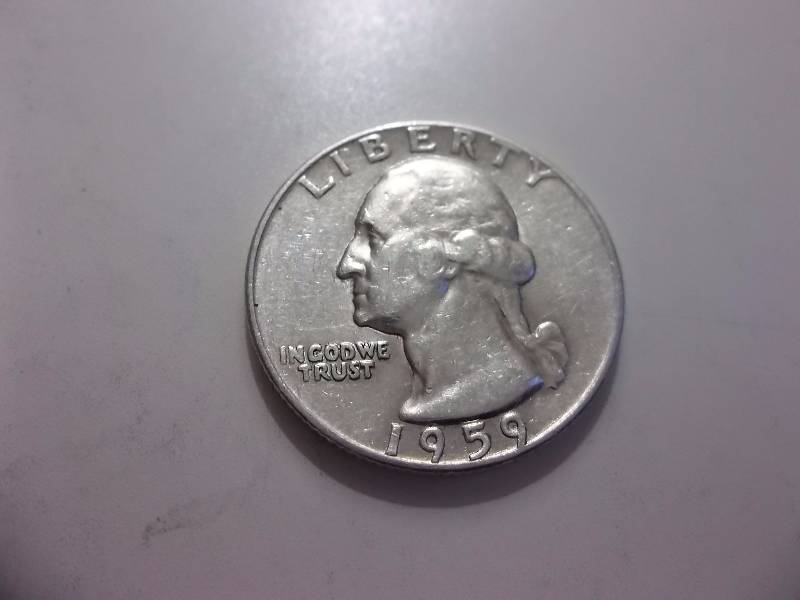 1959 D  Washington Quarter High Grade MS
