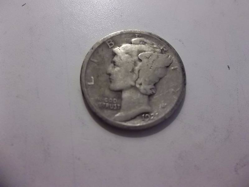 1921 Mercury Dime F-VF (In VF Valued  $220,00)