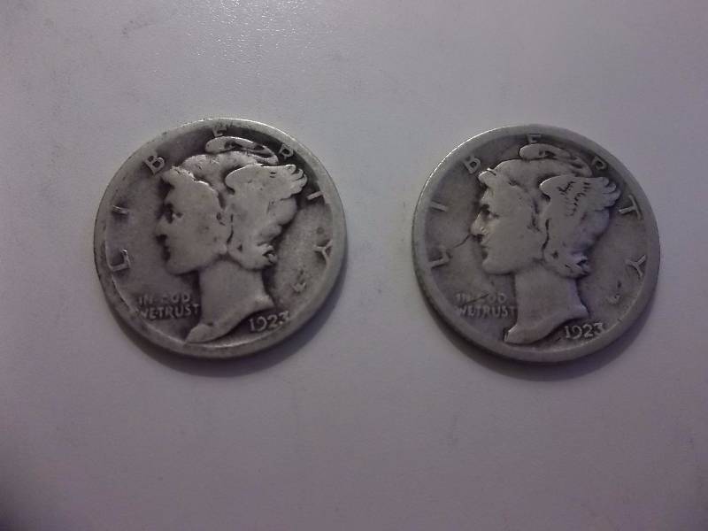 1923, 1923 S Mercury Dimes